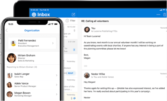 outlook-iphone-displaying-a-person's-contact-information-ipad-message-creation-showing-cloud-attachment-and-at-mention-option-to-get-the-attention-of-specific-people-in-an-email-interstellar-business-solutions-limited-ibsl