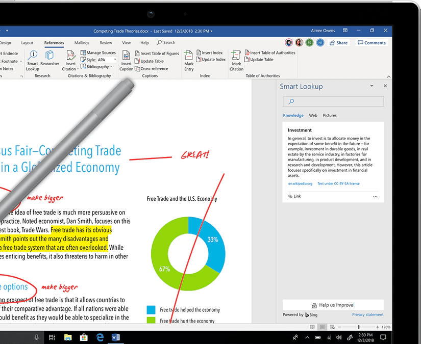 word-a-laptop-displaying-a-word-document-and-a-close-up-of-the-researcher-feature-with-an-article-about-the-amazon-rainforest-interstellar-business-solutions-limited-ibsl