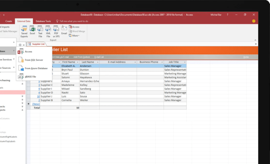 access-a-laptop-displaying-ideas-on-external-data-sources-interstellar-business-solutions-limited-ibsl